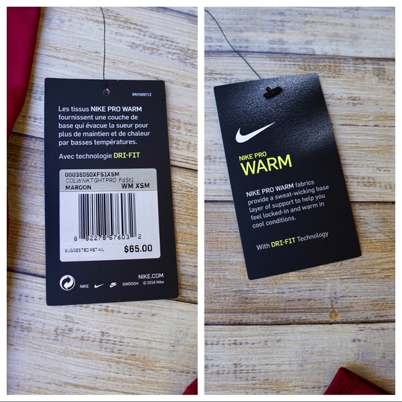 Nike Pro Warm FSU Seminoles Compression Tights - Picture 7 of 8